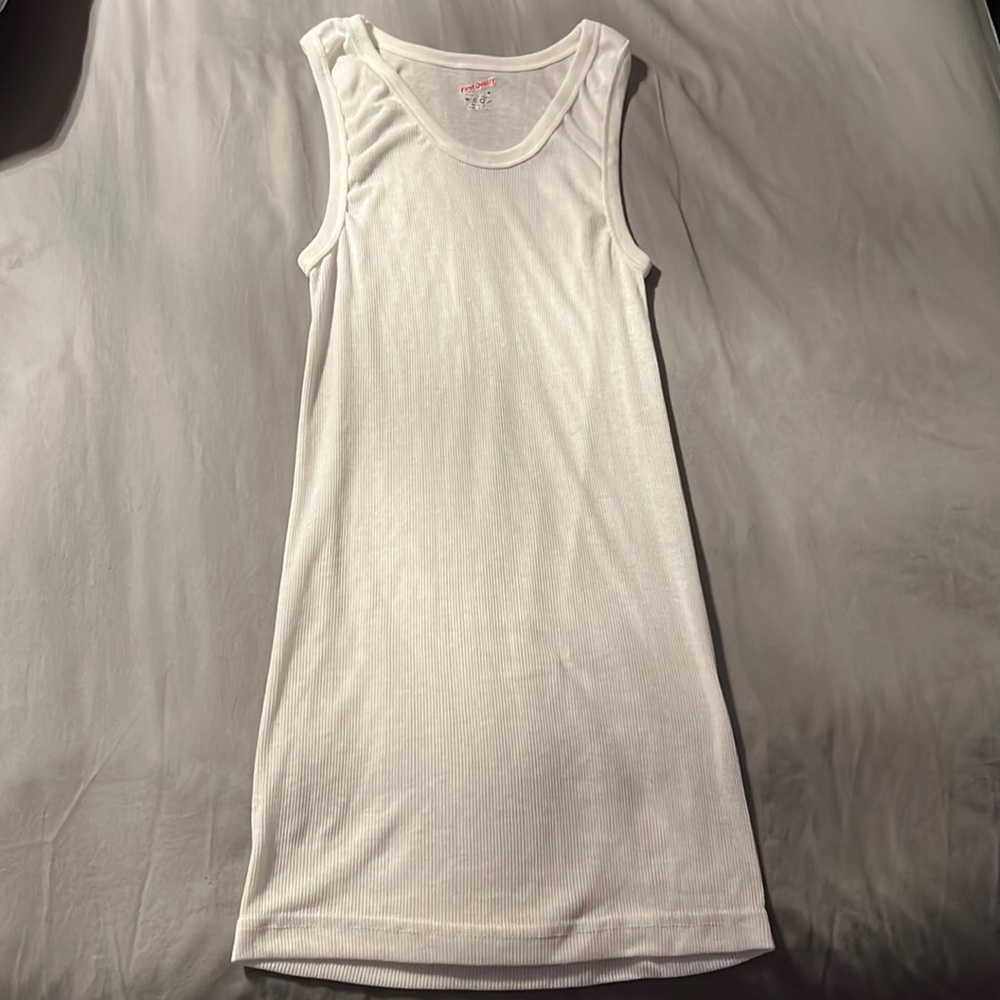 White Beater Tank-top Undershirt